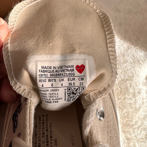 CONVERSE X CDG PLAY Chuck Taylor '70 Sneakers - Picture 7 of 7